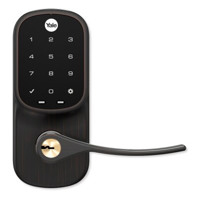 Yale Z-Wave Plus Assure Touchscreen Keypad Lever Lock, Gen5, Oiled Rubbed Bronze